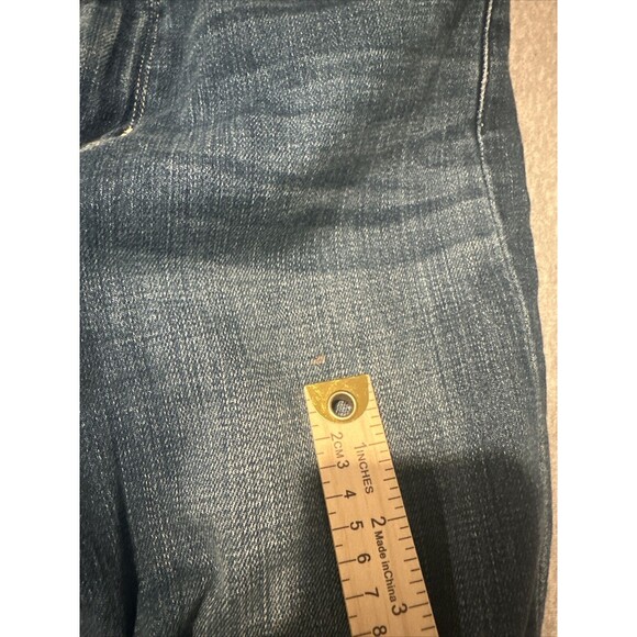 L'Agence Harris High-Rise Cropped Jeans in‎ Talledega Fringes Raw Hem Size 26 - Picture 7 of 9